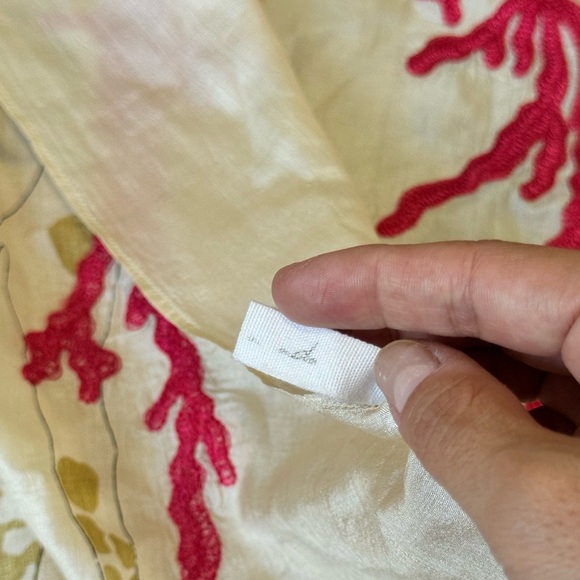 White and Wood Ventilo Women Scarf Multicolor Giraffes Print 100% Silk - Picture 7 of 10